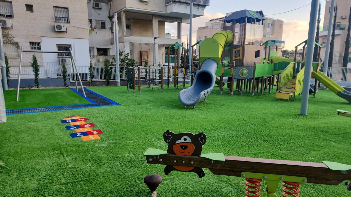 גינה חדשה ברח' חזון דוד -שערי תשובה